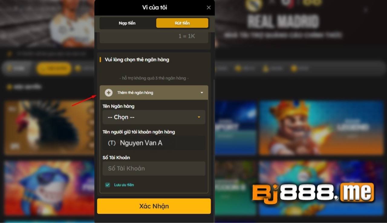 Hướng Dẫn Rút Tiền Nhanh Chóng tại BJ88 2 RÚT TIỀN BJ88